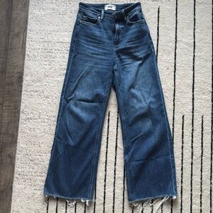 Paige Anessa jeans - size 25. Stretchy and wide leg crop. Great condition.